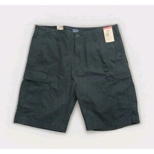 Levis Carrier Cargo Shorts Mens 38 9" Inseam Black NWT Utility Travel Outdoor